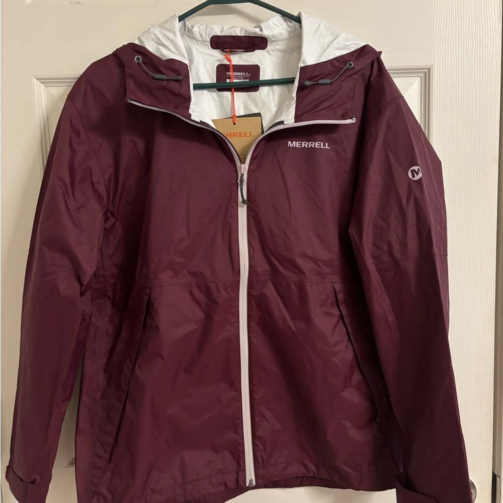 Merrell Women's Burgundy Hooded Ski Jacket
